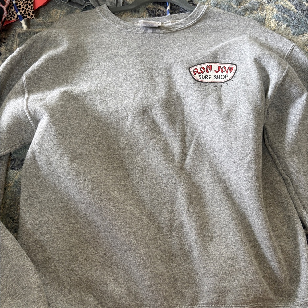 Grey Ron Jon Crewneck